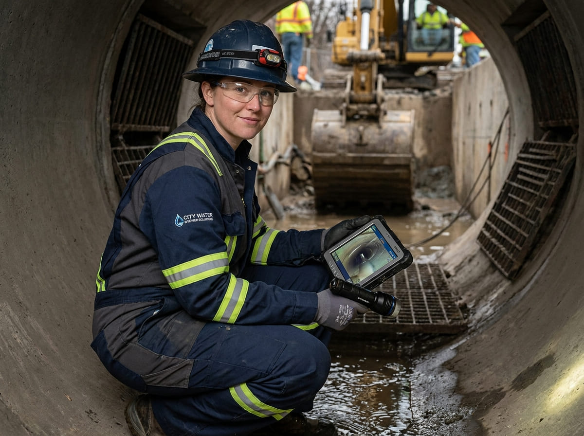 Sewer Line Inspection & Replacement in Waller